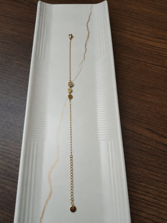 Crystal Disc Bracelet