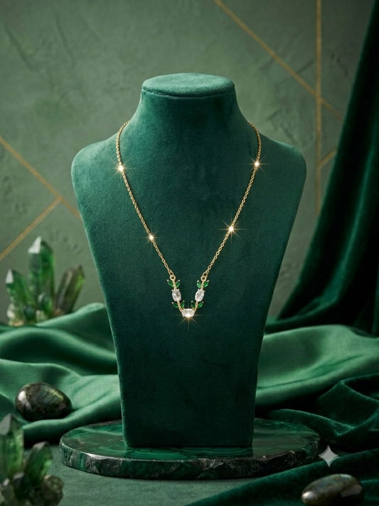 Tulip Stone Pendant Necklace