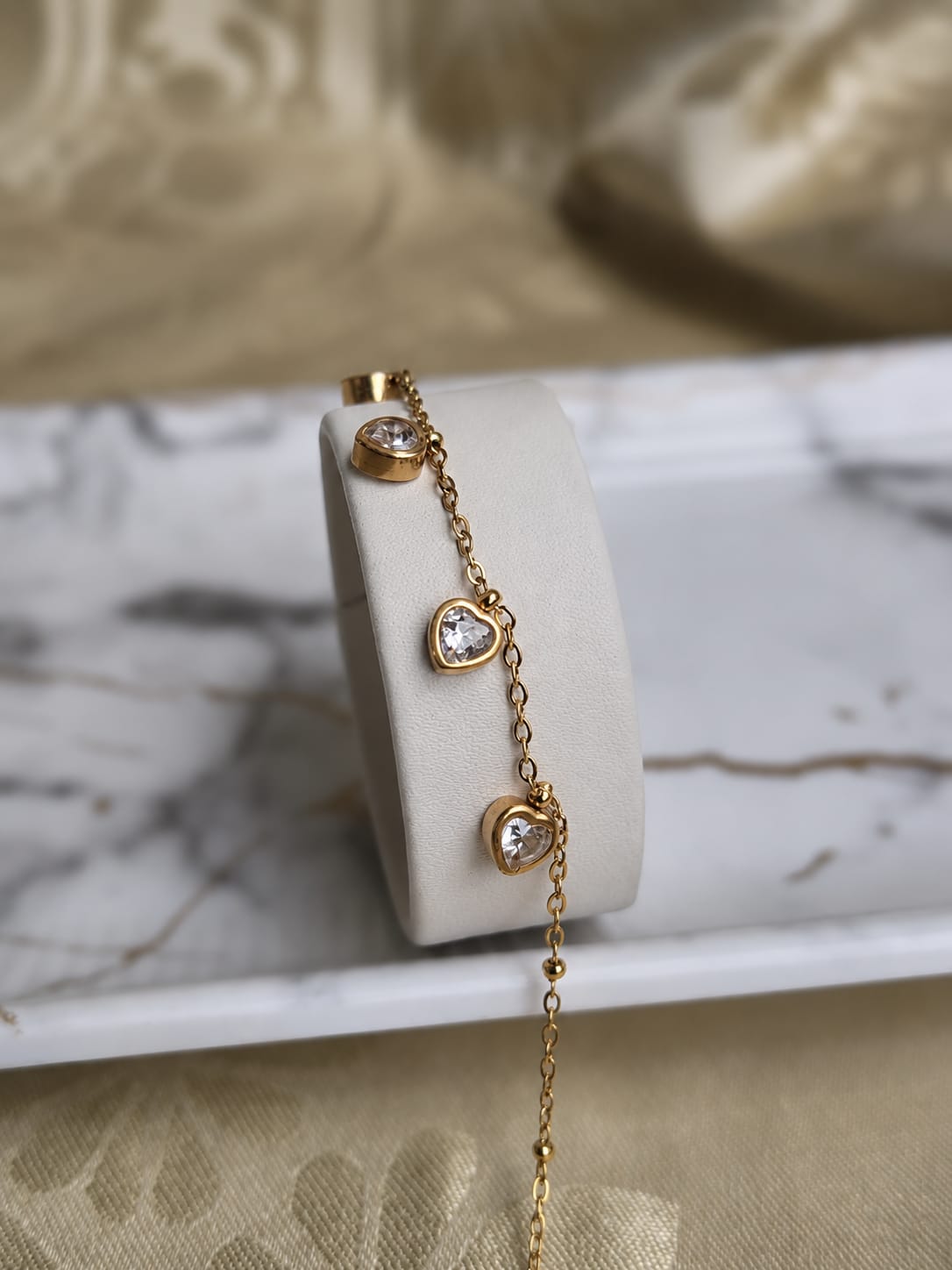 Heart Stone Bracelet
